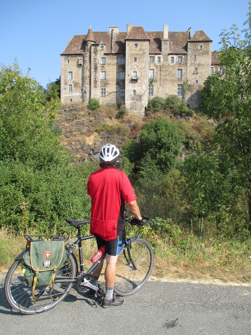 Admiring Boussac castle